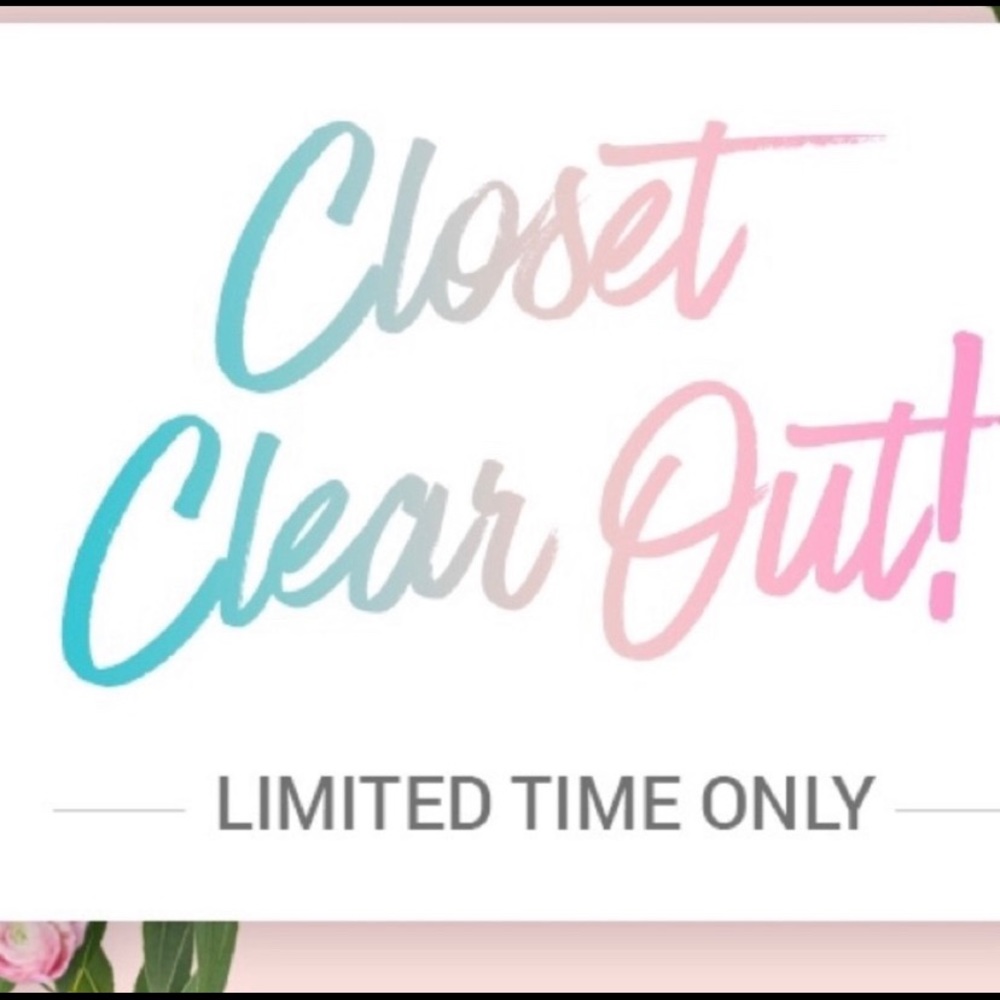 CLOSET CLEAROUT SALE!